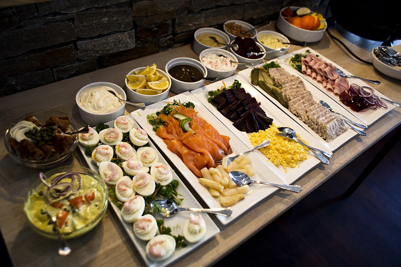 Buffet at Hotel Sisimiut