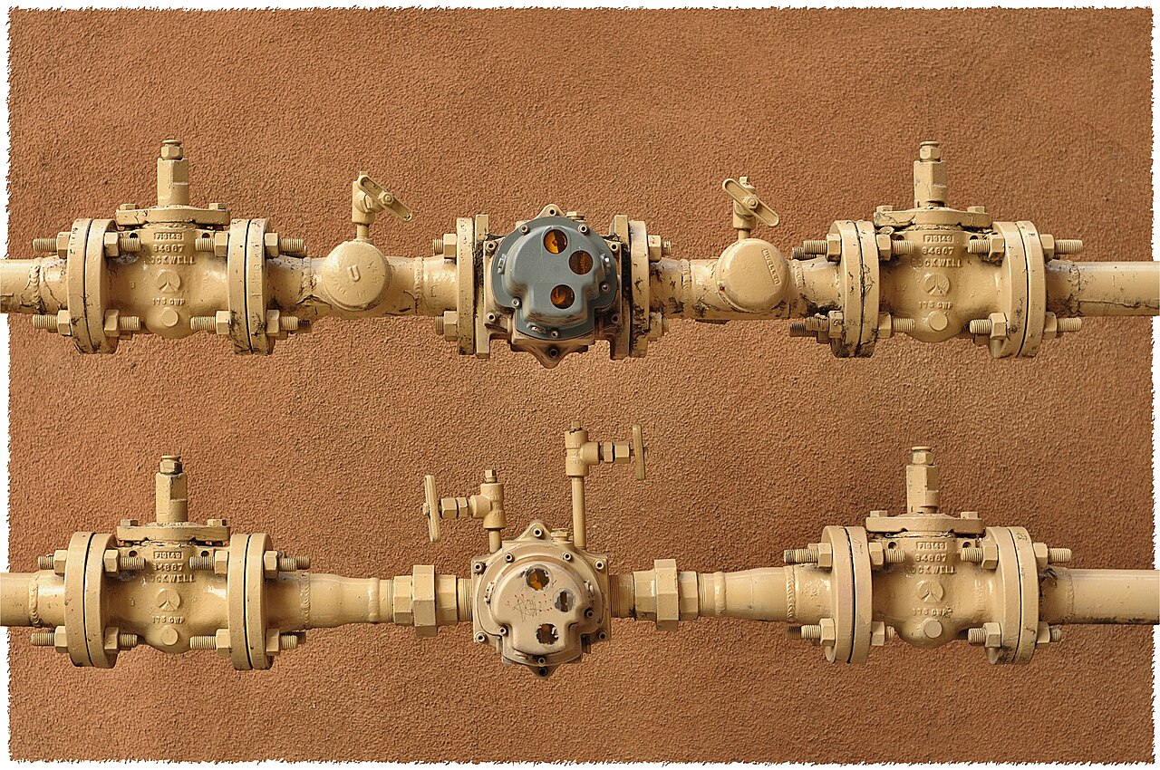 Two Pipes with Valves