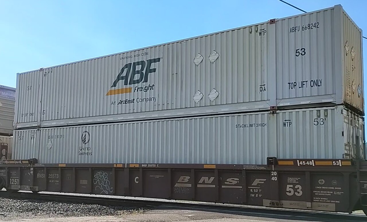 Freight Train Cars and Containers - Spokane 5